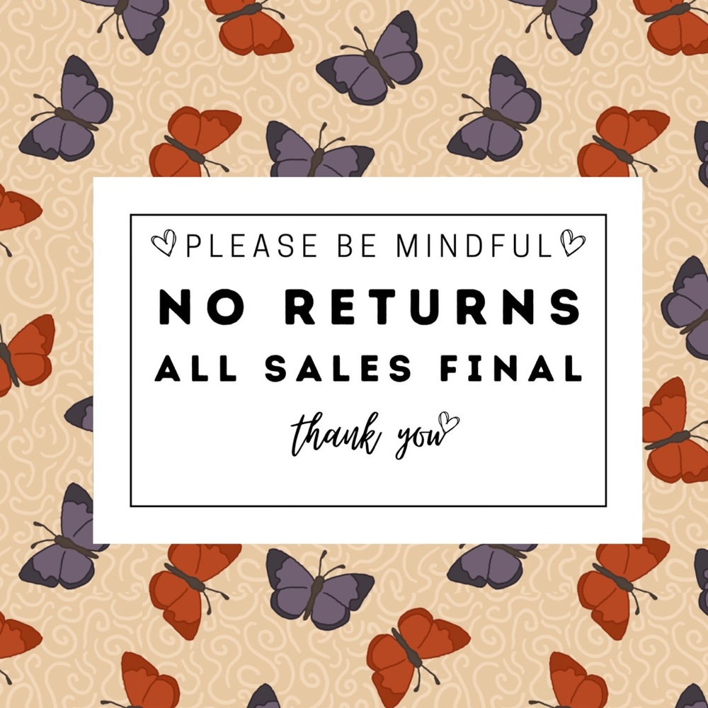 All sales are final❗️